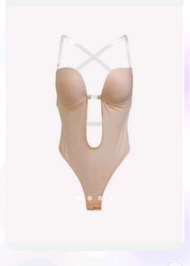 Nude U-Plunge Bodysuit