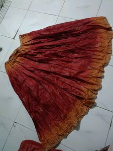 Bandhani Lehenga and dupatta set For Women