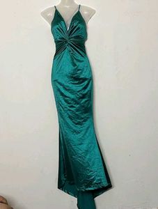 Elegant Emerald Green Maxi Dress