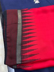 Red Chessboard Pattern Blouse