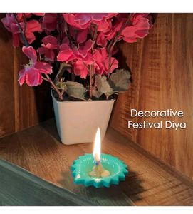Silicone Diya - 12 Pcs Set, Unbreakable