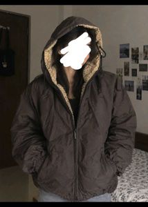 H&amp;M Brown Sherpa Lined Jacket