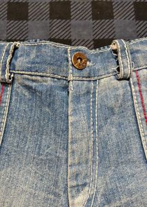 Men's Distressed Blue Denim Shorts