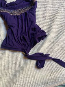 sparkling vintage halter top