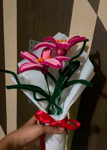 Pipecleaner flower bouquet 🌷