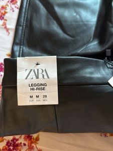 Zara Faux Leather Skinny Pants