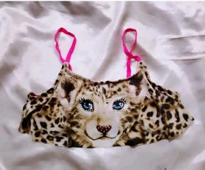animal Print Bra