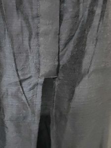 Elegant Navy Blue Kurta with Tassels