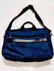 Denim Blue Laptop Bag