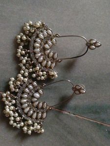 Beautiful Sky Blue Chandelier Earrings