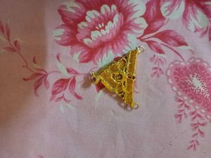 Gold Plated Necklace Pendant And Stone Chain