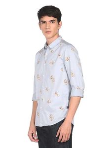 Flying Machine Floral Print Casual Shirt