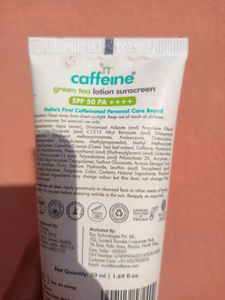 M caffine Sunscreen