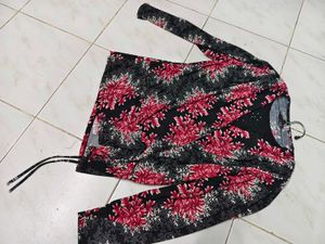 Floral Print Long Sleeve Top