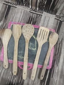 Wooden Kitchen Utensil Set