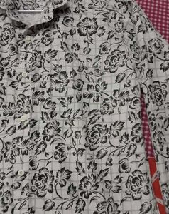 men's floral print Shirt