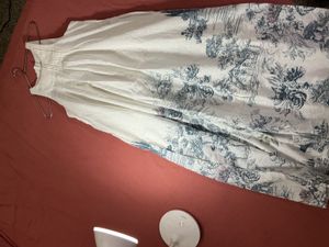 Chic Cream Printed Maxi Dress