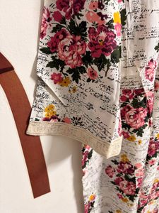 Floral Print Kurta