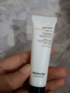 Minimalist Light Fluid SPF 50 Sunscreen