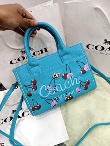 Coach Cherry Embroidered Handbag CARGO TOTE ( COPY