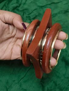 Wooden Bangles stack 2.2 to 8 size availab