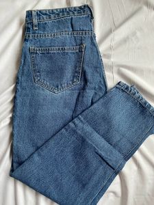 Women Mom Fit High Rise Jeans