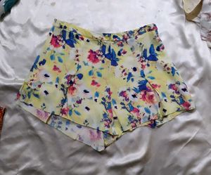 Floral Print Skort panty