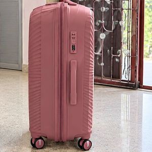 Stylish Pink Travel Suitcase
