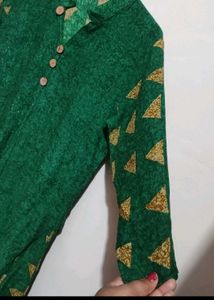 Green Anarkali Kurti For Girl Or Women 36 Bust