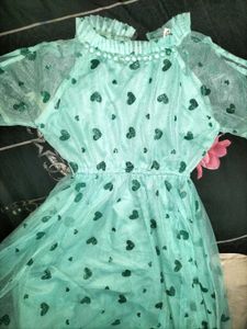 Beautiful Heart Print Gown