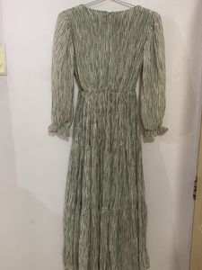 Pleated Tiered Maxi Dress