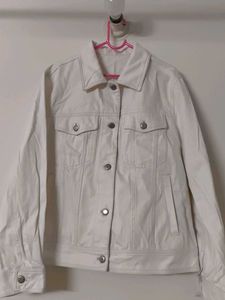 Classic White Denim Jacket