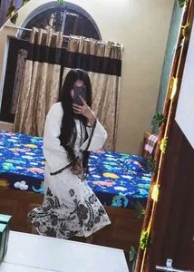 Elegant Cream Kurta Set with Black Print
