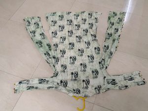 Stylish Printed Maxi Shrug