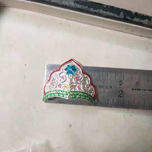 Pure Silver Mukut(मुकुट) for Thakur ji