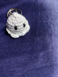 Crochet Octopus bag charm and keychain