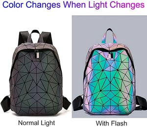 Geometric Reflective Backpack