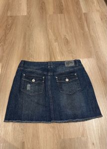 Y2k Blue Denim Skirt