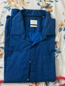 Blue Patterned Arrow Shirt
