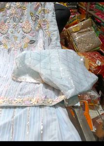 Pakistani designer dress hand embroidery