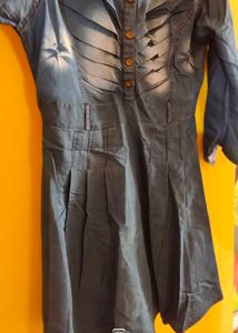 Denim midi Dress