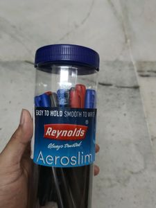 Reynolds Aeroslim Blue Pen Jar