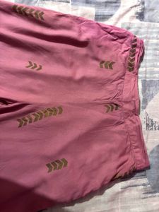 Pink Kurta Set with Palazzo Pants🎀💗wore once