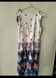 Casual Printed Sleeveless Dress (beach special)