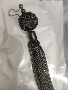 Statement Chain Tassel Earrings