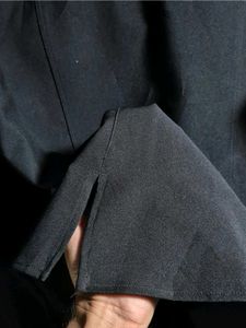 Classic Black Button-Up Work Shirt / size- 46,31
