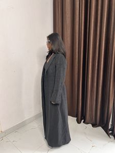 Long Grey Trench Coat