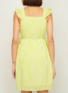 Striped Printed Sleeveless Dress