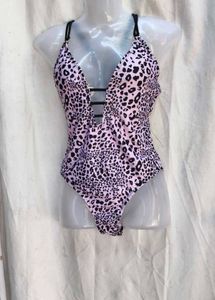 2381. Leopard Print One-Piece Swimsuit