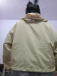 Casual Beige Cropped Jacket
